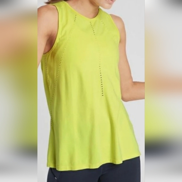 Athleta Tops - Athleta Vibrant Lime Tank Top